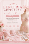 🌸Lencería Artesanal para Crear y Vender desde Casa