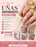 💅 Uñas Semipermanentes Desde Casa + BONO 50 Diseños de Uñas en Tendencia 2026
