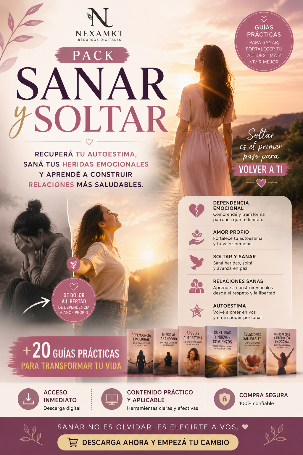 💜 Pack Sanar y Soltar