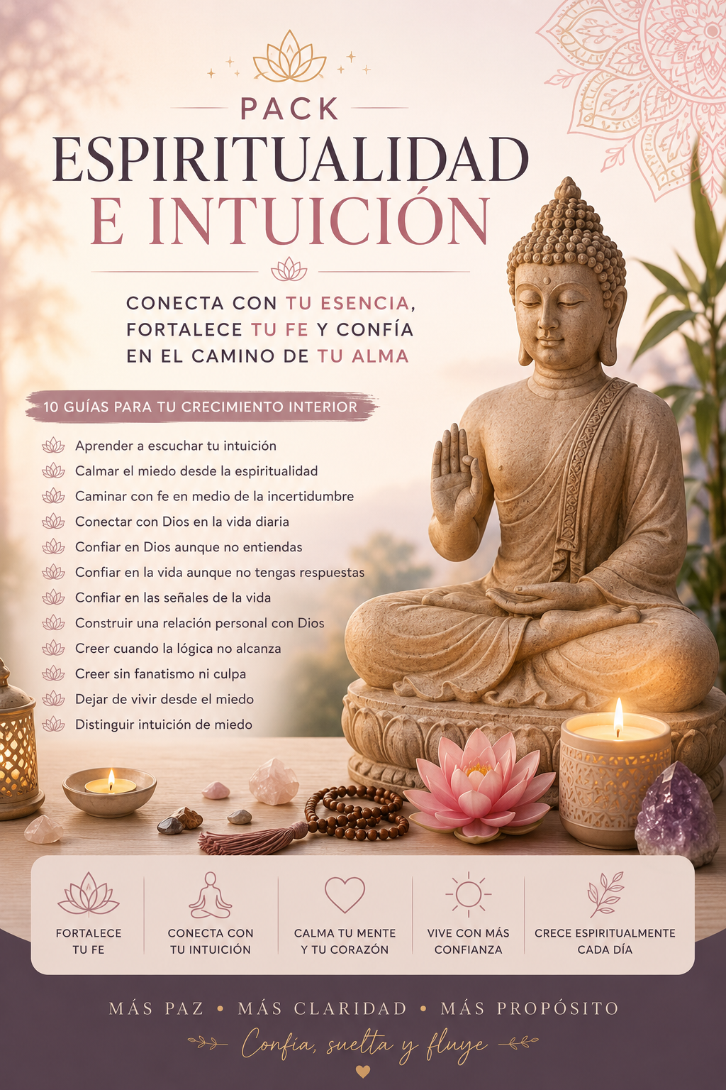 ✨ Pack Espiritualidad e Intuición | Guías para Fortalecer tu Fe, Confiar en tu Camino y Vivir con Más Paz